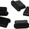 51qpPlPGlL._AC_SL1024_.jpg Dust Plugs,5PCS Type-C Dust Plug USB Charging Port Protector Silicone Cover for Samsung Huawei Smart Phone Accessories Black