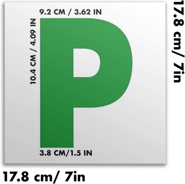 51sVA-5yufL._AC_SL1119_.jpg Haltons by Keplin Magnetic L & P Plates for Car – Pack of 4 PVC 1.3 mm Thick Road Legal Learner & Provisional Plates– Full Magnetic Backing, UK DVSA Compliant 17.8 × 17.8 cm