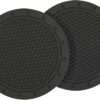 Ram® Universal Car Cup Holder Coasters, Anti-Grip Cup Holders for Car Truck SUV, Pack of 2