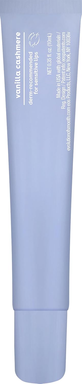 51v0U8aHlfL._SL1500_.jpg eos Vanilla Lip Butter - Plumping Peptides, Smoothing Formula, Shea Butter, Lip Mask, Lip Moisturizer, Soft Lips, 0.35 fl oz