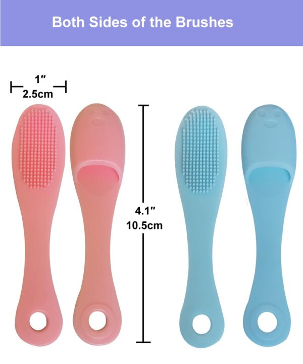 51yA8ZBsyyL._SL1200_.jpg 9-in-1 Face Scrubber Face Cleaning Brushes Super Soft Silicone Cleanser Brush and Facial Cleansing Massager Brush Face Cleansing Brush Set