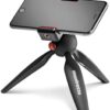 51yJrK7xmCL._AC_SL1200_.jpg Manfrotto MCLAMP, Universal Smartphone Clamp with Thread Connections, for iPhone with or without Case, Foldable, Compact Size, Vlogging, Black