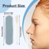 3PCS Nasal Hair Cutter Portable Travel Essentials,2026 Nostril Hair Removal Tools Double Sided Indoor Outdoor,360° Rotating 2-in-1 Manual Nose Hair Trimmer for Women Men (Apricot, 3 Pack)