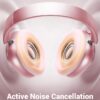 61mqftpHUL._AC_SL1500_.jpg Wentronic Y01 Wireless Noise Canceling Headphones Bluetooth 5.3 Over Ear Headphones with Microphone, Hi-Res Audio, 48H Playtime, Foldable Comfortable Earpads,Compatible with iOS,Android,PC, Pink