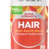 610Tnd2GOCL._AC_SL1500_.jpg OLLY Ultra Strength Hair Softgels, Supports Hair Health, Biotin, Keratin, Vitamin D, B12, Hair Supplement, 30 Day Supply - 30 Count (Packaging May Vary)