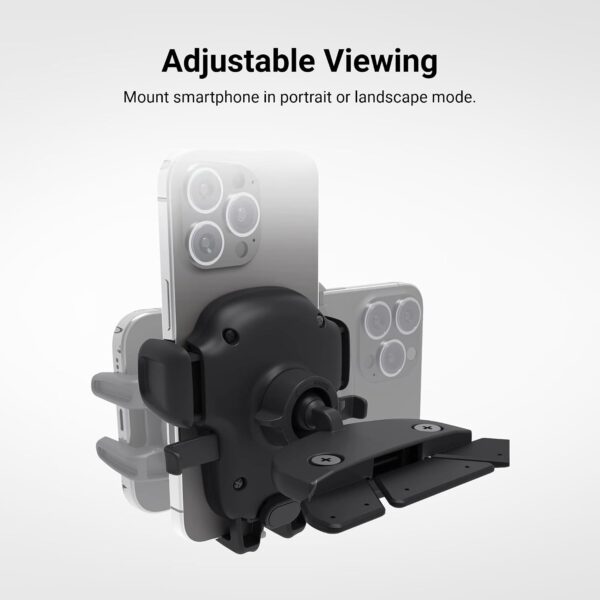 iOttie Easy One Touch 5 CD Slot Universal Car Mount Phone Holder for iPhone, Samsung, Moto, Huawei, Nokia, LG, Smartphones