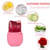 Ice Roller and Gua Sha Set for Face, Eyes and Neck - Skin Care Beauty Tools to Brighten Skin and Enhance Natural Glow (Pink)