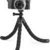614A1rb2tCL._AC_SL1500_.jpg Amazon Basics Portable and Flexible Tripod 25cm/10inch with Wireless Remote and Phone Holder, Black