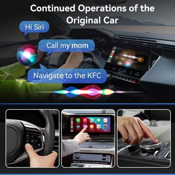 614UsKiqTFL._AC_SL1000_.jpg Carlinkit Wireless CarPlay adapter uk,For cars with built-in Car Play,For VW Audi Volvo Renault Opel Citroen Toyota Peugeot KIA Hyundai(Model year:2016 to 2025),Support IOS11+ and online upgrade