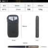 614cz4q-CCL._AC_SL1500_.jpg CONTACTS Genuine Leather Pen Case Handmade Vintage Pen Holder Zip Pouch for Men/Women Travel Elegant Office Desk Accessories Pencil Organizer Box Grey