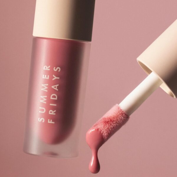 615HtuIVY-L._SL1500_.jpg Summer Fridays Dream Lip Oil - Hydrating Tinted Lip Gloss Oil - Non-Sticky Formula with Skincare Benefits for Long-Lasting Softness + Shine - Effortless Beauty Gifts - Rose Bud (0.15 Oz)