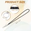 615gcHvZzrL._AC_SL1500_.jpg PATIKIL Bling Lanyard, Rhinestone Crystal Lanyard Chain Diamond Neck Strap Keychain with Metal Clasp & Keyring