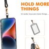 GRIFEMA Mobile Phone Lanyard Adjustable Phone Strap Crossbody with Patch Phone Neck Strap Compatible with Most Smartphones