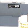 Car Visor Sunshade Extender, Window Shade, Anti-Glare Sun Blocker for Driver or Front Seat Passenger,1 Piece (Gray)