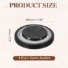 617XGHAn3ML._AC_SL1500_.jpg PATIKIL 4 Pcs Mobile Phone Game Joystick, Frosted Spiral Game Control Touch Screen Joystick with Storage Box for Mobile Tablet Smart Phone, Black