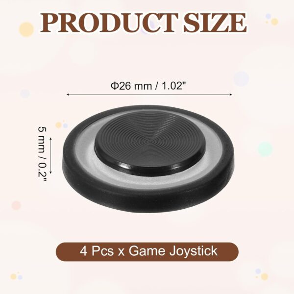 617XGHAn3ML._AC_SL1500_.jpg PATIKIL 4 Pcs Mobile Phone Game Joystick, Frosted Spiral Game Control Touch Screen Joystick with Storage Box for Mobile Tablet Smart Phone, Black