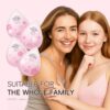 Sakura Travel Skincare Sets, 60pcs Mini Travel Skin Care kit Including Cleanser, Toner, Lotion, Serum, Cream, Sleepping Mask