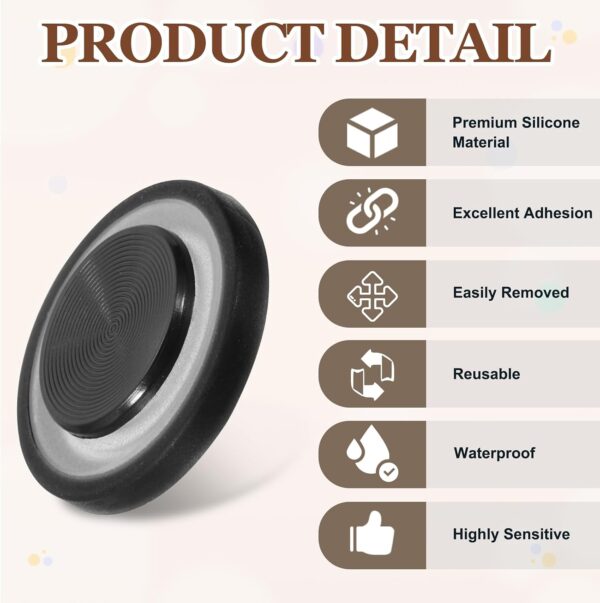 619F4VX-LGL._AC_SL1500_.jpg PATIKIL 4 Pcs Mobile Phone Game Joystick, Frosted Spiral Game Control Touch Screen Joystick with Storage Box for Mobile Tablet Smart Phone, Black