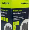 619qMbFAAL._AC_SL1500_.jpg Sakura Car and Van Rear Seat Protector - 1 Waterproof Hard Wearing Cover in Black - Universal Easy Fit - Wipe Clean