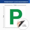 619yqGhZt7L._AC_SL1500_.jpg ARVO 2 Pack Magnetic P Plates for Cars – Strong & Thick Learner Plates – No Melting, No Blow Off, Easy to Move Without Scratching Paint – 178mm x 178mm UK Road Legal Driver Signs