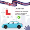 61CyGxUMML._AC_SL1500_.jpg Extra Strong 2 Pack L Plates Magnetic For Car, Extra Thick Learner Plates Magnetic, No Melting No Blow Off Easy To Move Without Scratching Painting Off