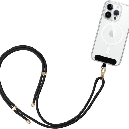 GRIFEMA Mobile Phone Lanyard Adjustable Phone Strap Crossbody with Patch Phone Neck Strap Compatible with Most Smartphones
