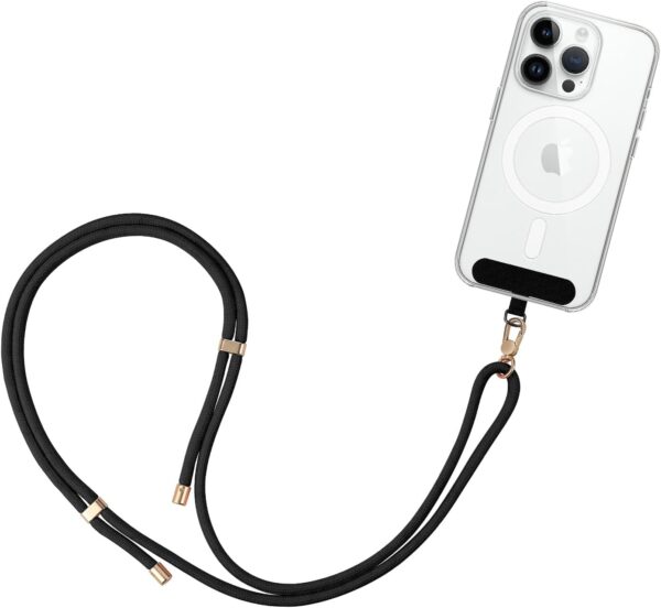 GRIFEMA Mobile Phone Lanyard Adjustable Phone Strap Crossbody with Patch Phone Neck Strap Compatible with Most Smartphones