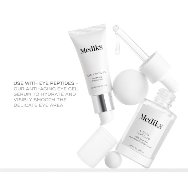 61DGtsjWwEL._SL1500_.jpg Medik8 Liquid Peptides - Multi Peptide Face Serum For Women and Men - Smooths Wrinkles and Fine Lines - Hydrating Serum - 1.0 oz