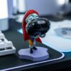 Cableguys Minis Sally Phone Stand & Earbuds Holder - Novelty Phone Stand for Desk and Bedside, In Ear Headphone Holder for Smartphone & Small Devices, Desk Decor and Mobile Accessories