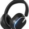 61HmhAnkfoL._AC_SL1404_.jpg Hybrid Active Noise Cancelling Bluetooth Headphones, Over Ear Wireless Headphones with 120H Playtime, Hi-Res Audio, Deep Bass, Memory Foam Ear Cups for Home Office Travel