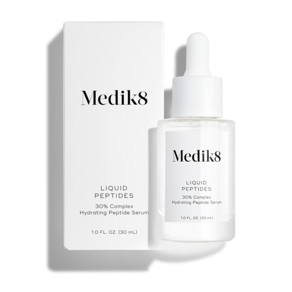 61IJGwf9uzL._SL1500_.jpg Medik8 Liquid Peptides - Multi Peptide Face Serum For Women and Men - Smooths Wrinkles and Fine Lines - Hydrating Serum - 1.0 oz