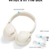 61Iy3b5KwL._AC_SL1500_.jpg Soundcore by Anker Q20i Hybrid Active Noise Cancelling Headphones, Wireless Over-Ear Bluetooth, 40H Long ANC Playtime, Hi-Res Audio, Big Bass, Customize via an App, Transparency Mode (White)