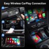 61J9HCDUyL._AC_SL1000_.jpg Carlinkit Wireless CarPlay adapter uk,For cars with built-in Car Play,For VW Audi Volvo Renault Opel Citroen Toyota Peugeot KIA Hyundai(Model year:2016 to 2025),Support IOS11+ and online upgrade