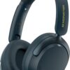 Monster Persona 3rd ANC Bluetooth Headphones, Over Ear Headphones with Bluetooth 5.4, 70 Hours Playtime, Noise Cancelling Headphone with Mic, Foldable Lightweight Headset, Comfort Fit, Blue
