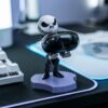 Cableguys Minis Jack Skellington Phone Stand & Earbuds Holder - Novelty Phone Stand for Desk and Bedside, In Ear Headphone Holder for Smartphone & Small Devices, Desk Decor and Mobile Accessories