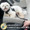 Ram® 2 X Dog Car Seat Belts 70CM Adjustable Car Seatbelt Harness Strap For Dogs Cat Travel Strong Durable Clip On Pet Travel Seat Belt
