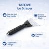 1ABOVE Ice Scraper – Non-Slip Soft Grip, Scratch-Free Snow & Frost Remover for Car & SUV Windscreens (1)