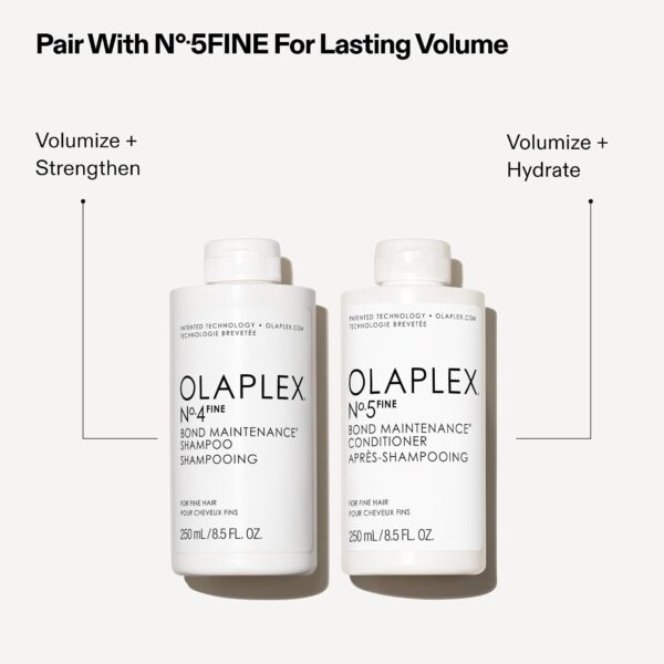 61PJ0IPE1JL._SL1500_.jpg Olaplex Nº. 4 FINE Bond Maintenance Shampoo: Volumize & Strengthen | Gently Cleanse & Non Stripping | For Coily, Curly, Straight, and Wavy