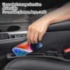 61QHuDY6t4L._AC_SL1010_.jpg 2PC Multifunctional Car Seat Gap Filler, Universal Gap Filler Pad with Phone Holder, Seat Clip Seam Leak Stopper Storage Strip Interior Accessories, for SUV Car Truck Seat (Red)