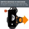 Celestron 81038 NexGo DX Universal Digiscoping and Astroimaging Smartphone Adapter Kit with Bluetooth Remote - Connects Your Smartphone Camera to an Eyepiece to Capture Images and Video, Black