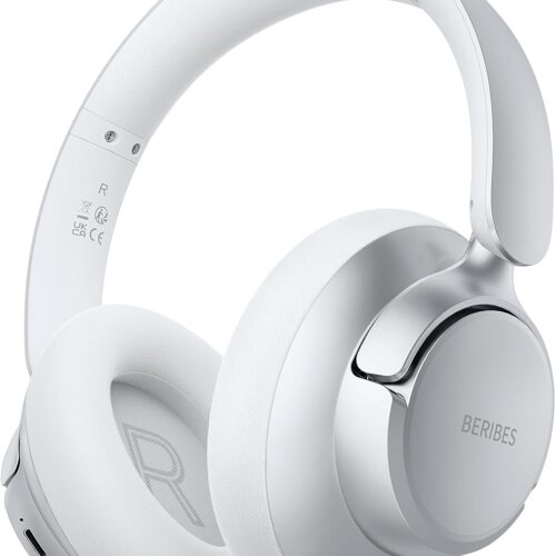 61QlOKvUE-L._AC_SL1500_.jpg BERIBES Upgraded Hybrid Active Noise Cancelling Wireless Headphones with Transparent Modes,70H Playtime Bluetooth Headphones Wireless with Mic, Deep Bass,3.5MM Cable,Soft-Earpads,Fast Charging-Silver