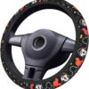 Cartoon Steering Wheel Cover 15 Inch Car Truck SUV Universal Steering Wheel Cover Durable Breathable Soft Snug Grip Protector Car Accessories.