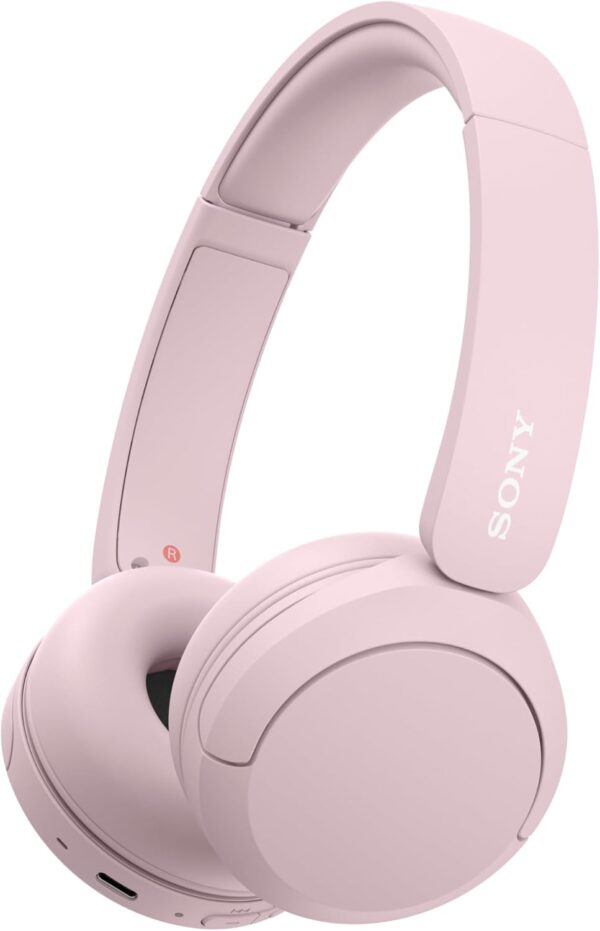 61QmoIufSAL._AC_SL1500_.jpg Sony WH-CH520 Wireless Headphones Bluetooth On-Ear Headset with Microphone and up to 50 Hours Battery Life with Quick Charging, Pink
