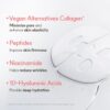 THE FACE SHOP Original Vegan Collagen Face Mask, Korean Glass Skin Essential, Peptide Hydrogel Mask for Firming & Skin Elasticity, Moisturizing, 4EA