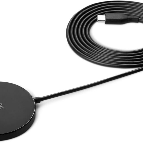 61SwLCvaOxL._AC_SL1500_.jpg Amazon Basics 25W Qi2.2 Certified Wireless Charging Pad, MagSafe Compatible for iPhone 17/16/15/14/13/12, Magnetic Compatible for Android, Google Smartphones, Black (Adapter Not Included)