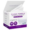 61VgDsqo71L._SL1080_.jpg Reduces Fine Lines and Wrinkles in 6 weeks or Less, CLEAN SKIN CLUB Healthy Aging Clean Towels® XL, Disposable Face Towels, XL - 1 Pack (50 count)