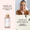 61X6ZSgkwL._SL1200_.jpg Clean Beauty Hydrating Rose Petal Facial Oil with Rosehip Oil & Vitamin E, Reduce Fine Lines & Dark Spots, Moisturize & Nourish, USA Made (1.83 fl oz)