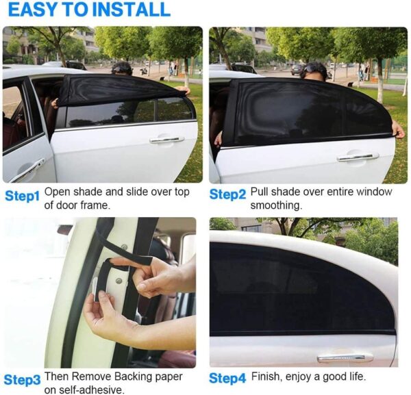61YSFBYGe3L._AC_SL1001_.jpg Ram Car Side Window Sun Shade 2Pack, 42"x20", Fits All Cars, Black