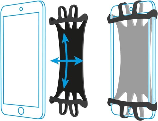61Yf0JwHVNL._AC_SL1200_.jpg MOBILIS Universal Wrist Armband 4-7" for Mobile Computers & Smartphone, Adjustable, 360° Rotation, Phone Holder Compatible with Zebra, Unitech, Datalogic, Crosscall, iPhone, Galaxy XCover, Pixel