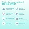Face Towels, 10"×12" Disposable Face Towel, Face Towelettes XL, Ultra Soft Makeup Remover Dry Wipes, Thick Face Towel for Sensitive Skin, 50 Count (1 Pack)